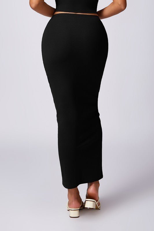 Aaliyah Pencil maxi skirts - Fason De Viv