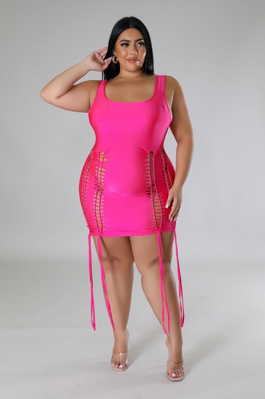 Bri Braid detail bodycon dress - Fason De Viv