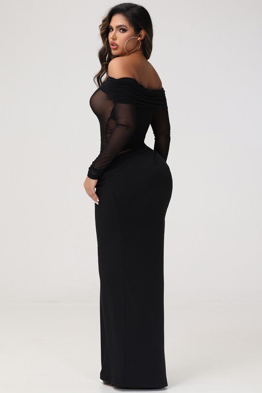 EVE Off Shoulder Maxi Dress - Fason De Viv