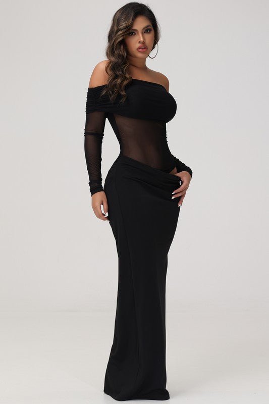 EVE Off Shoulder Maxi Dress - Fason De Viv