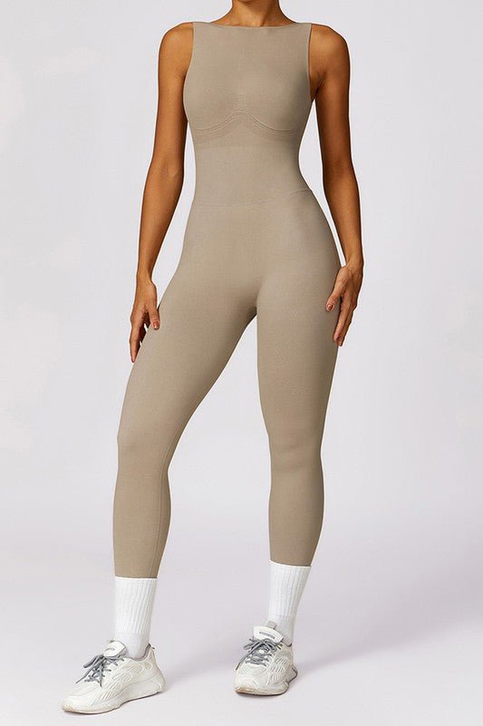 Hip - lifting long leggings skinny yoga jumpsuits - Fason De Viv