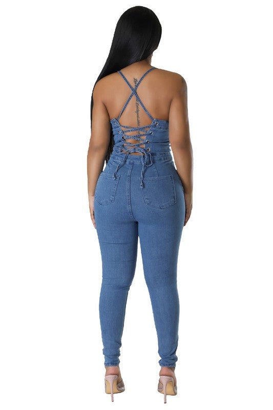 Judy Denim Sexy Jumpsuit - Fason De Viv