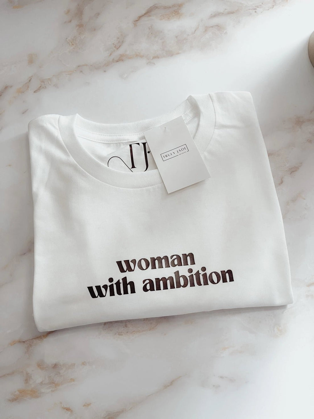 Woman with Ambition T-shirt - Fason De Viv