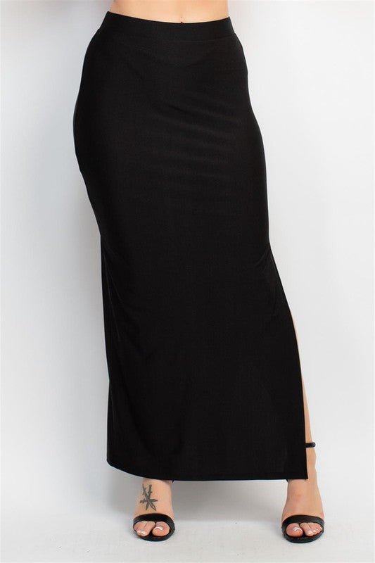 Black Spandex skirt - Fason De Viv