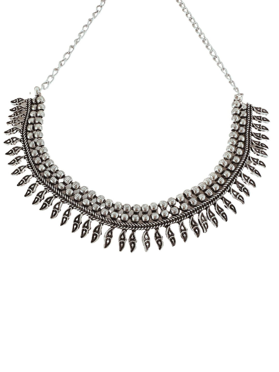Boho Gal Jewelry - Ime Silver Necklace - Fason De Viv