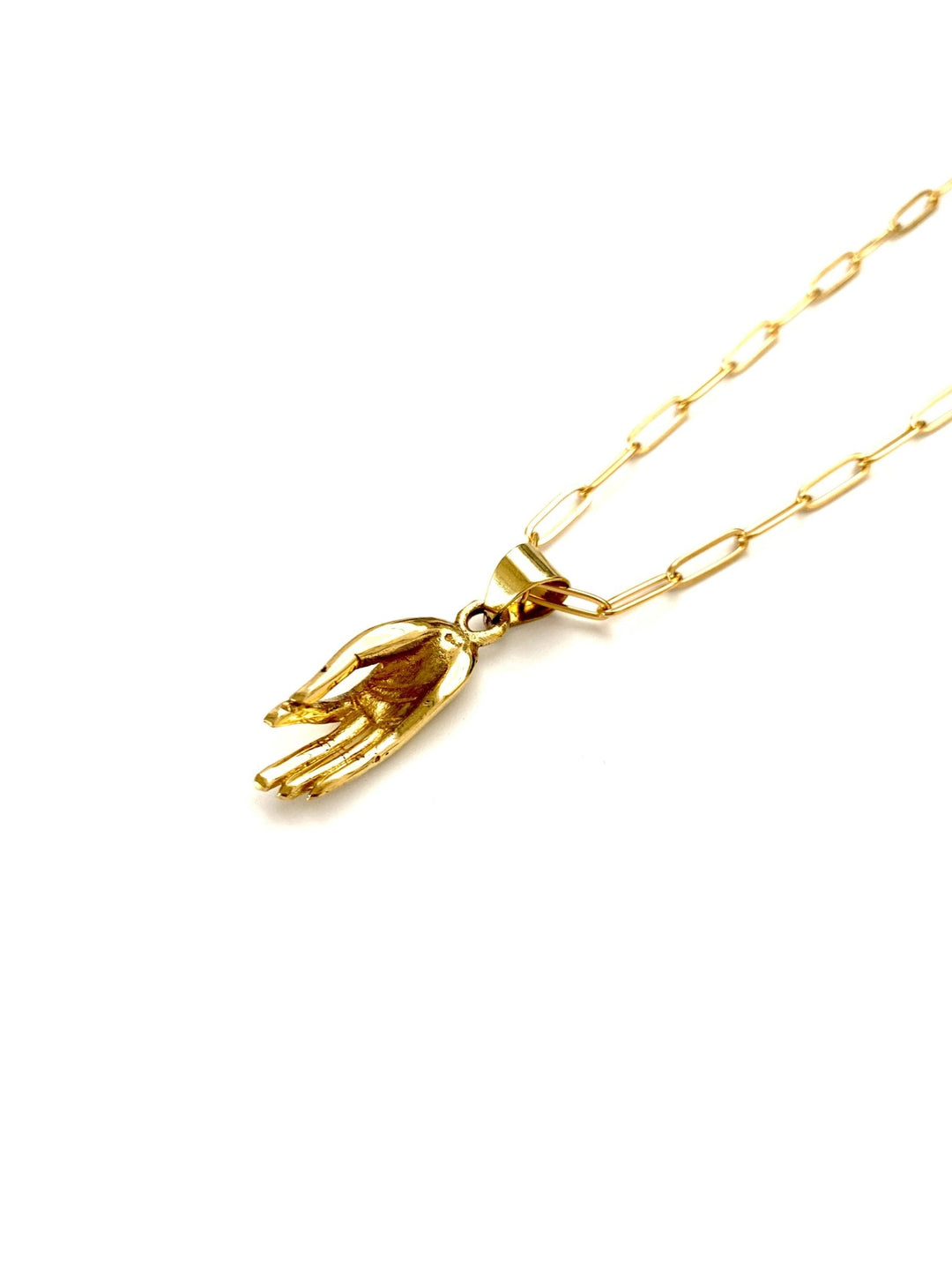 Boho Gal Jewelry - Mai Blessing Hand Necklace - Fason De Viv