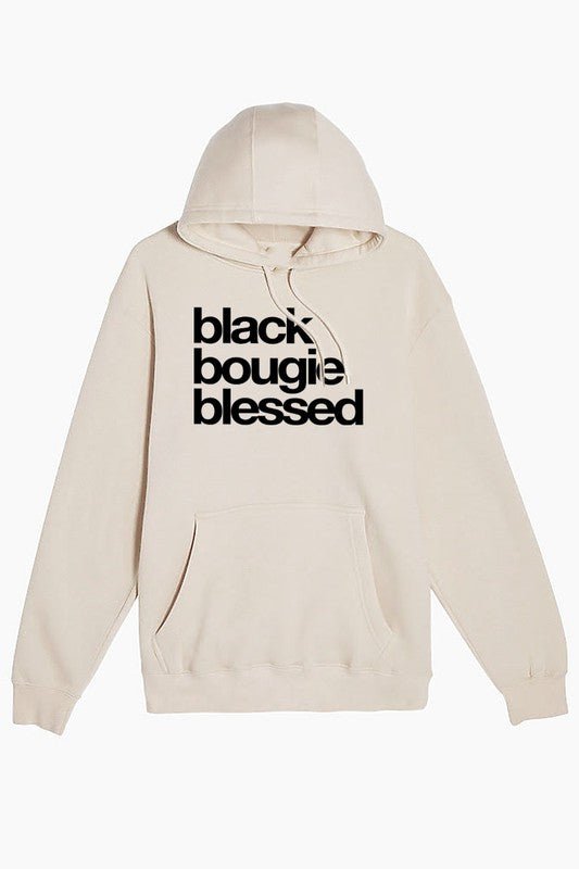 Bougie blessed graphic hoodie - Fason De Viv