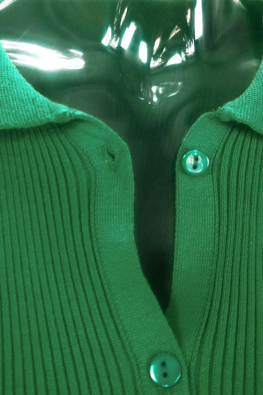 Long Ruched Sleeve Knit Dress - Fason De Viv Apparel & Accessories