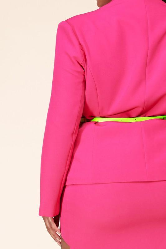 Hot Pink Skirt - Fason De Viv skirt